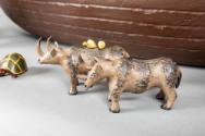 Artist unidentified, “Noah's Ark”, United States, n.d., Paint on wood, 39 × 45 1/2 × 14 in., Co…
