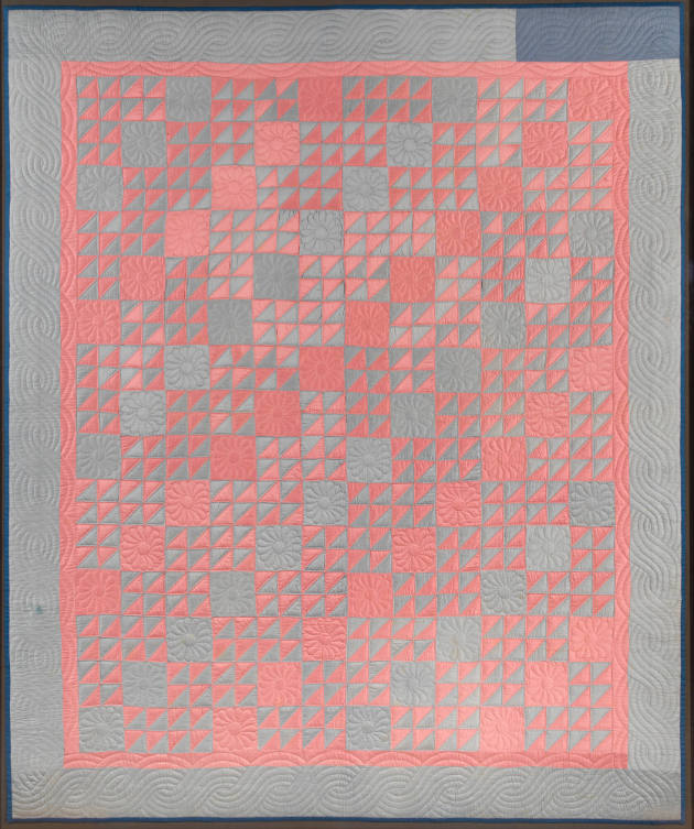 Amanda Sunthimer Yoder, “Lady of the Lake Variation Quilt”, Middlebury, Indiana, 1925 - 1935, C…