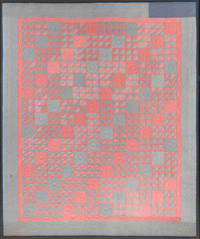 Amanda Sunthimer Yoder, “Lady of the Lake Variation Quilt”, Middlebury, Indiana, 1925 - 1935, C…