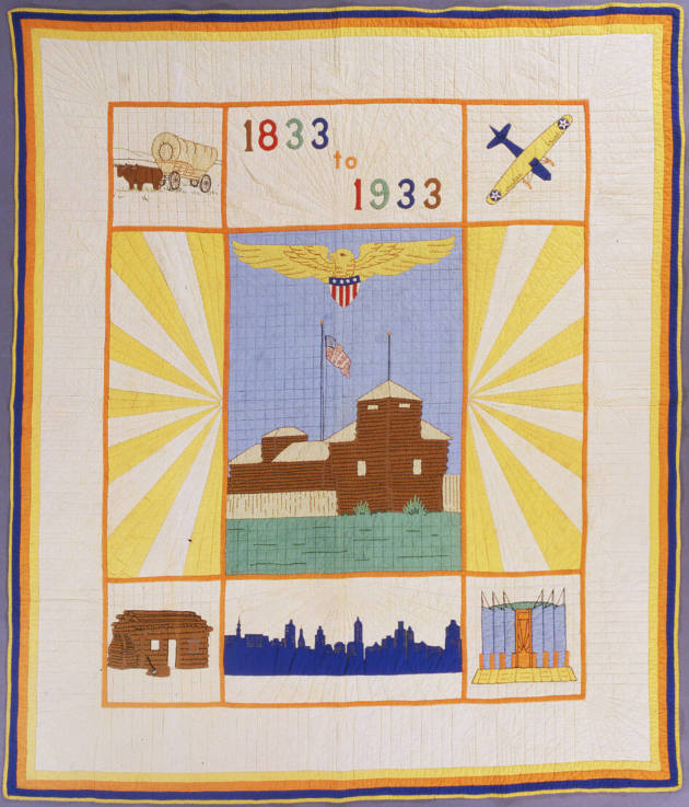 Century of Progress Quilt
Artist unidentified
Photo by Geoffrey Carr