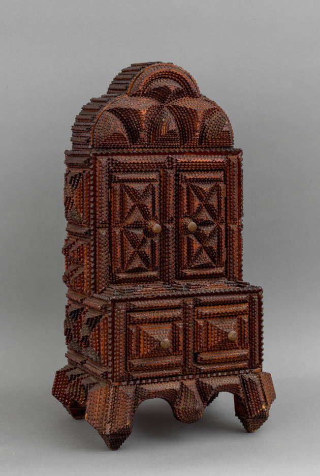 Tramp Art Cupboard – Works – American Folk Art Museum