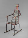 Thornton Dial Sr., “Chair”, Bessemer, Alabama, c. 1995, Steel, acrylic and rubber, 55 x 23 1/2 …