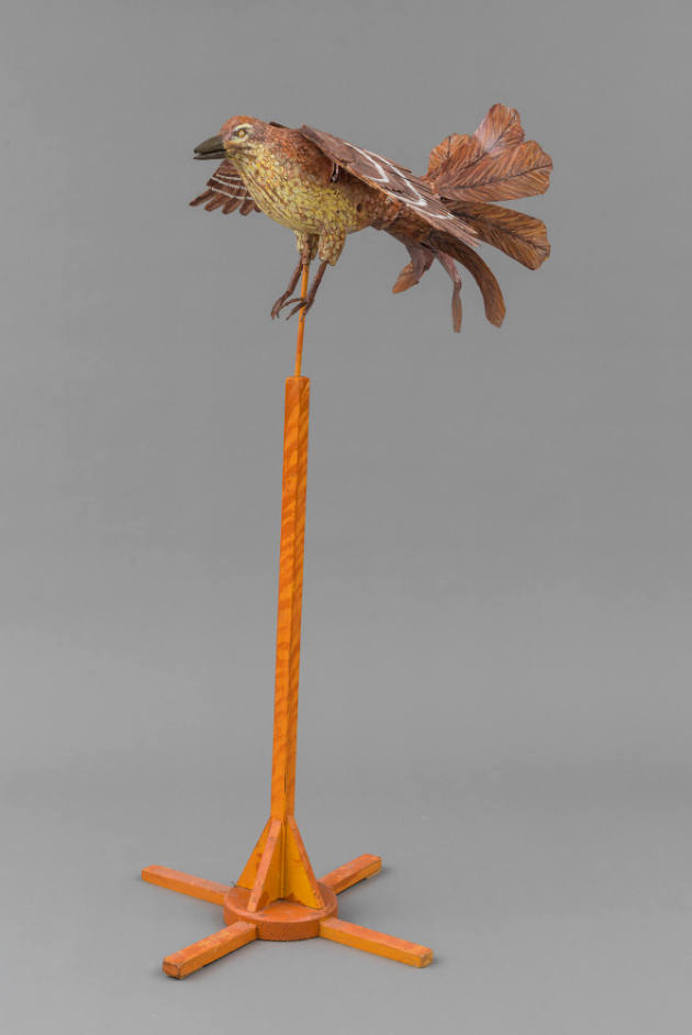 Ralph Boutilier, “Whirligig”, Canada, 1980, Paint on wood and metal, 58 x 24 x 32 in., Collecti…