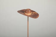 Philip Pellegrino, “Cowboy Hat”, United States, 1950–1970, Leather, 1/2 x 3 1/8 x 2 in., Collec…