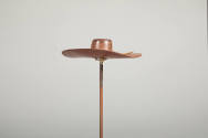 Philip Pellegrino, “Cowboy Hat”, United States, 1950–1970, Leather, 1/2 x 3 1/8 x 2 in., Collec…