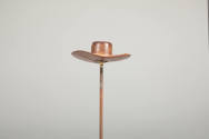 Philip Pellegrino, “Cowboy Hat”, United States, 1950–1970, Leather, 1/2 x 3 1/8 x 2 in., Collec…