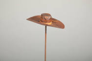 Philip Pellegrino, “Cowboy Hat”, United States, 1950–1970, Leather, 1/2 x 3 1/8 x 2 in., Collec…