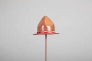 Philip Pellegrino, “Tall Crown Cowboy Hat”, United States, 1950–1970, Leather, 2 x 2 1/2 in., C…