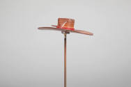 Philip Pellegrino, “Cowboy Hat”, United States, 1950–1970, Leather, 3/4 x 3 1/8 x 2 in., Collec…