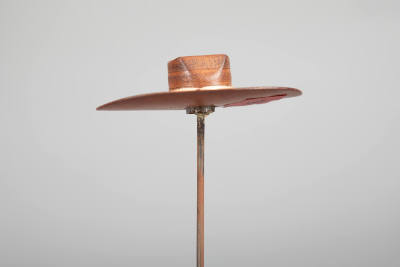 Philip Pellegrino, “Cowboy Hat”, United States, 1950–1970, Leather, 1/2 x 3 1/8 x 2 1/8 in., Co…