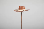 Philip Pellegrino, “Cowboy Hat”, United States, 1950–1970, Leather, 1/2 x 3 1/8 x 2 1/8 in., Co…