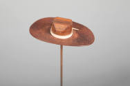 Philip Pellegrino, “Cowboy Hat”, United States, 1950–1970, Leather, 1/2 x 3 1/8 x 2 1/8 in., Co…