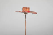Philip Pellegrino, “Cowboy Hat”, United States, 1950–1970, Leather, 5/8 x 3 1/16 x 2 in., Colle…
