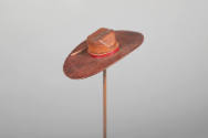 Philip Pellegrino, “Cowboy Hat”, United States, 1950–1970, Leather, 5/8 x 3 1/16 x 2 in., Colle…