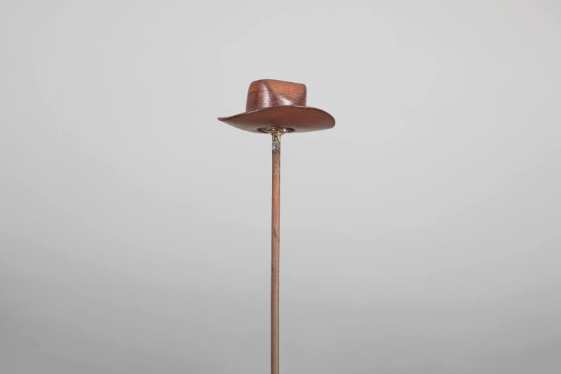 Philip Pellegrino, “Cowboy Hat”, United States, 1950–1970, Leather, 5/8 x 1 5/8 in., Collection…