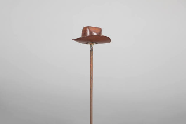 Philip Pellegrino, “Cowboy Hat”, United States, 1950–1970, Leather, 5/8 x 1 5/8 in., Collection…