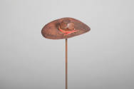 Philip Pellegrino, “Cowboy Hat”, United States, 1950–1970, Leather, 1/2 x 3 1/8 x 2 in., Collec…