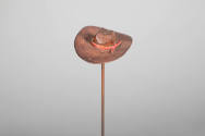 Philip Pellegrino, “Cowboy Hat”, United States, 1950–1970, Leather, 1/2 x 3 1/8 x 2 in., Collec…