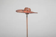 Philip Pellegrino, “Cowboy Hat”, United States, 1950–1970, Leather, 1/2 x 3 1/8 x 2 in., Collec…