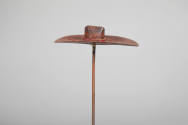 Philip Pellegrino, “Cowboy Hat”, United States, 1950–1970, Leather, 1/2 x 3 1/8 x 2 in., Collec…