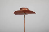 Philip Pellegrino, “Flat Crown Cowboy Hat”, United States, 1950–1970, Leather, 3/4 x 3 1/4 x 2 …