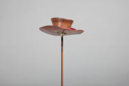 Philip Pellegrino, “Flat Crown Cowboy Hat”, United States, 1950–1970, Leather, 3/4 x 3 1/4 x 2 …