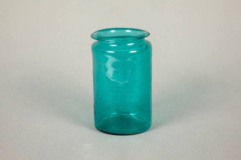 Artist unidentified, “Jar”, United States, 19th century, Glass, 8 1/2 x 5 1/2 in., Collection o…