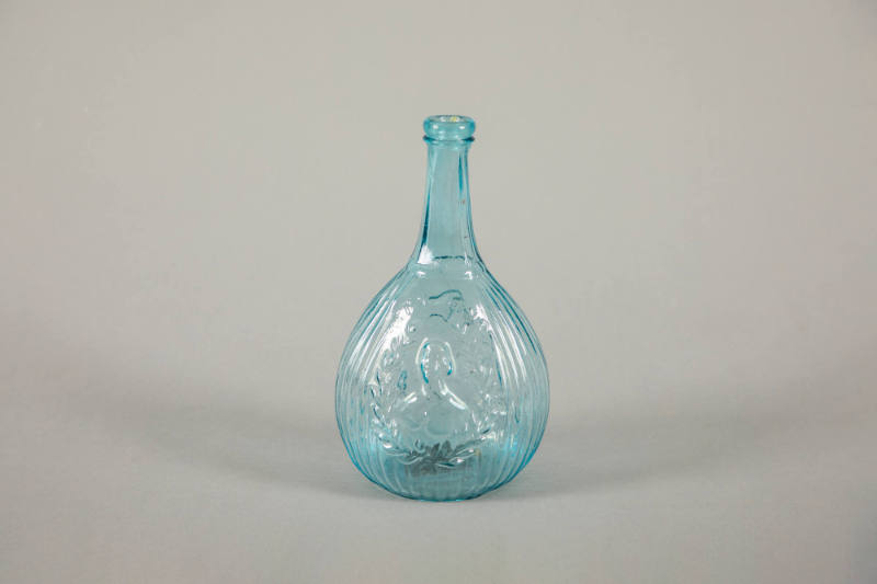 Ravenna Glass Works, “Bottle”, Ravenna, Ohio, United States, 1857–1860, Glass, 10 1/4 x 4 1/4 x…