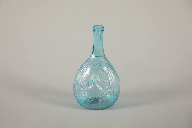 Ravenna Glass Works, “Bottle”, Ravenna, Ohio, United States, 1857–1860, Glass, 10 1/4 x 4 1/4 x…