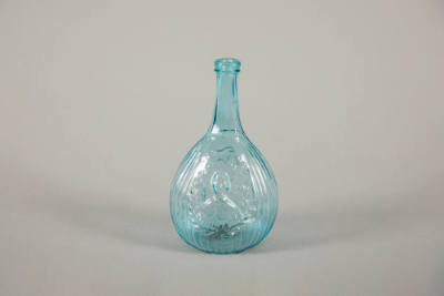 Ravenna Glass Works, “Bottle”, Ravenna, Ohio, United States, 1857–1860, Glass, 10 1/4 x 4 1/4 x…