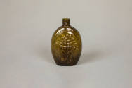 Keene Marlboro Street Glassworks, “Flask”, Keene, New Hampshire, United States, Mid-19th centur…