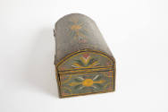 Artist unidentified, “Document Box”,  Possibly New England, 1800–1825, Paint on pine, 7 x 16 x …