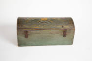 Artist unidentified, “Document Box”,  Possibly New England, 1800–1825, Paint on pine, 7 x 16 x …