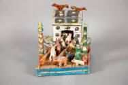 Antoni Mazur, “Noah's Ark”, Poland, 2003, Carved and painted wood, 11 × 9 × 12 3/4 in., Collect…