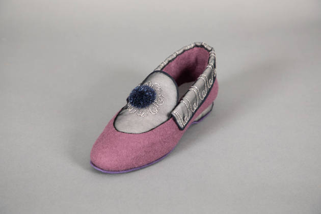 Elizabeth Blahd, “Slipper fabricated to the specifications of Morris Hirshfield’s design patent…