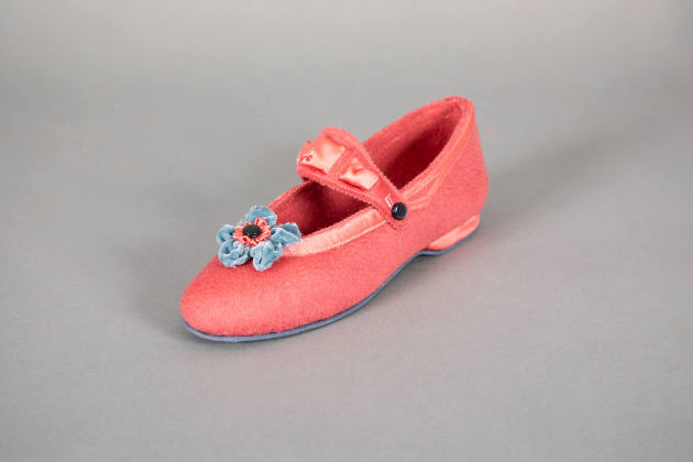 Elizabeth Blahd, “Slipper fabricated to the specifications of Morris Hirshfield’s design patent…