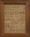 Maria Rex (1804–1887), “Needlework Sampler”, Chestnut Hill School, Schaefferstown, Pennsylvania…