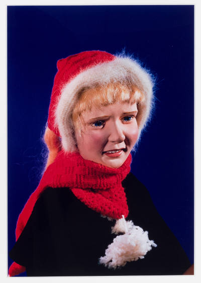 Morton Bartlett, “Girl with Red Scarf”, Boston, Massachusetts, circa 1955, printed 2006, Chromo…