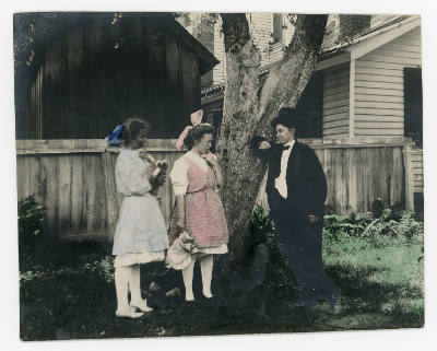 Artist unidentified, “Untitled [Three children in costumes]”, United States, c. 1950–1960, Hand…