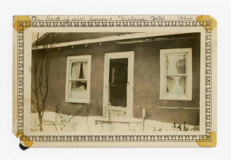 Artist unidentified, “Untitled [Back of a house]”, United States, c. 1930, Hand-tinted photogra…