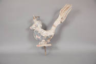 Matteo Radoslovich, (1882–1972), “Bird with Feathered Tail-Metal,” West New York, New Jersey, c…