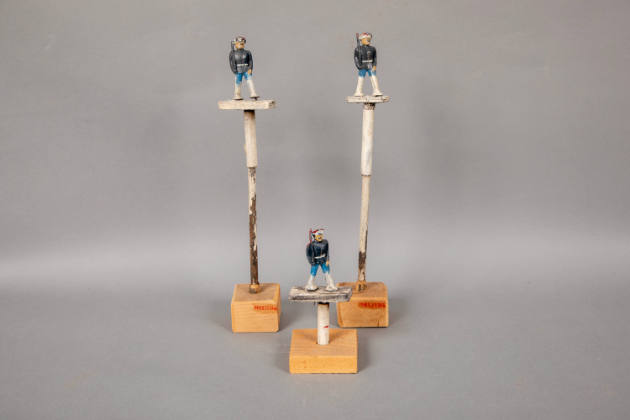 Matteo Radoslovich, “Three Soldiers with Rifles”, West New York, New Jersey, United States, c. …