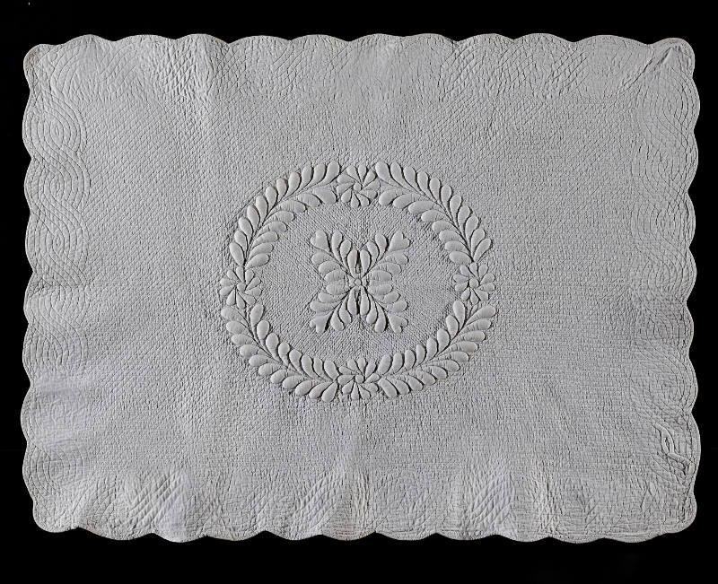 White Stuffed-work Crib Quilt
Artist unidentified
Photographed by Gavin Ashworth
