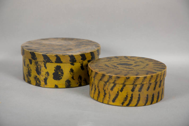 Artist unidentified, “Pair of Nesting Boxes”, New England, 1800 - 1900, Pine with paint, A: 3 x…