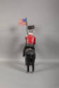 Artist unidentified, “Man in a Hat on Horse with American Flag”, United States, 1900 - 2000, Ca…