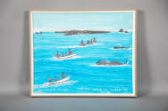 Canute Caliste, “Shirting Whale”, L'Esterre, Carriacou Island, Grenada, n.d., Housepaint on boa…