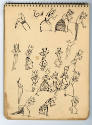 St. EOM, “Notebook”, Buena Vista, Georgia, United States, 1935–1957, Pen on paper, 12 x 9 x 3/8…