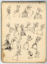 St. EOM, “Notebook”, Buena Vista, Georgia, United States, 1935–1957, Pen on paper, 12 x 9 x 3/8…