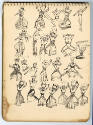St. EOM, “Notebook”, Buena Vista, Georgia, United States, 1935–1957, Pen on paper, 12 x 9 x 3/8…