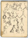 St. EOM, “Notebook”, Buena Vista, Georgia, United States, 1935–1957, Pen on paper, 12 x 9 x 3/8…